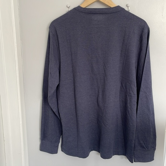 NWT Eddie Bauer Blue Long Sleeve Tee Comfortable Crew Neck size M - Picture 5 of 5